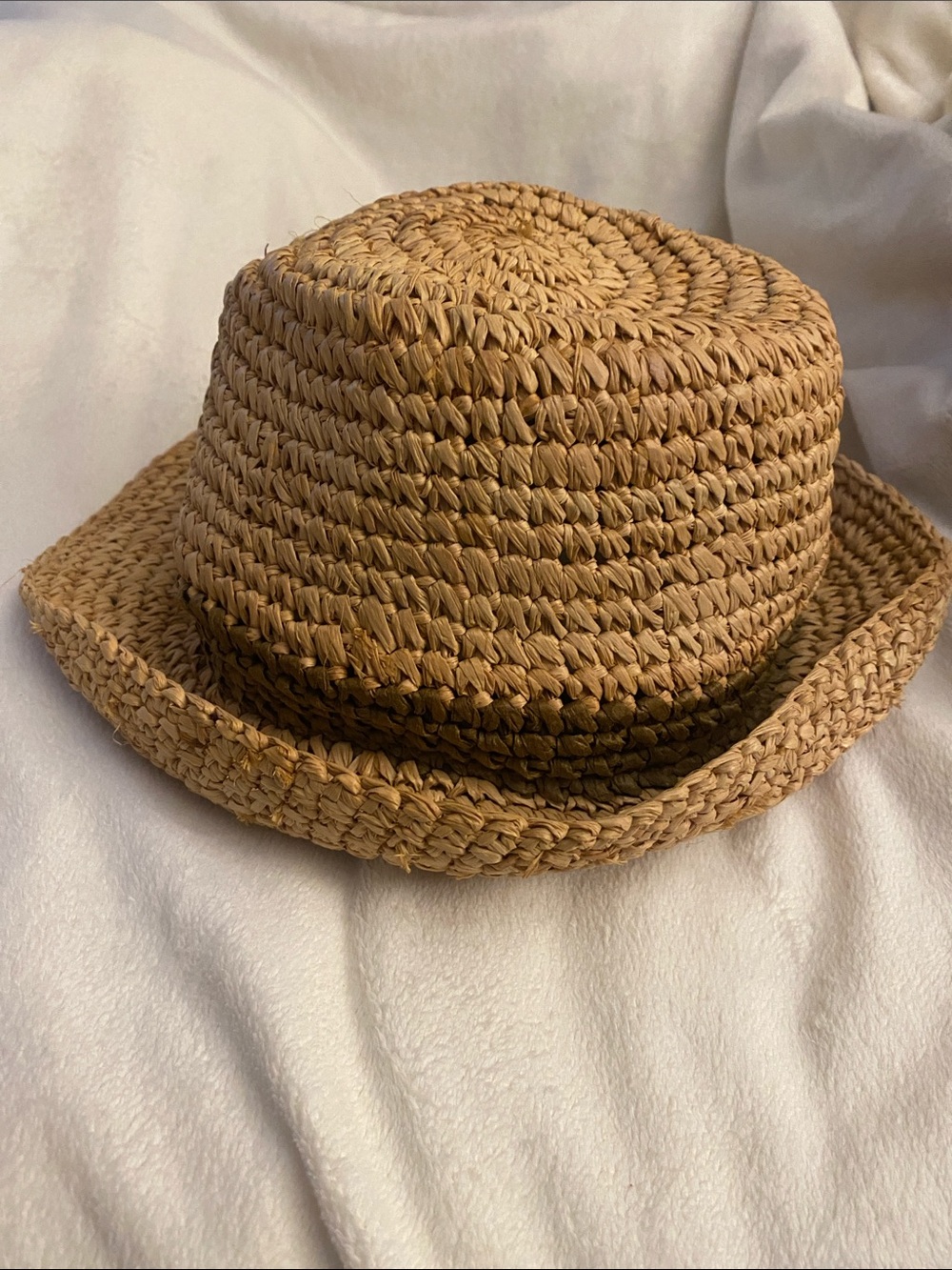 Kathy Jeanne Braided Straw Bucket Hat with Inner Band